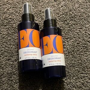 EO Organic Deodorant - Centering Citrus, Blue Bottle